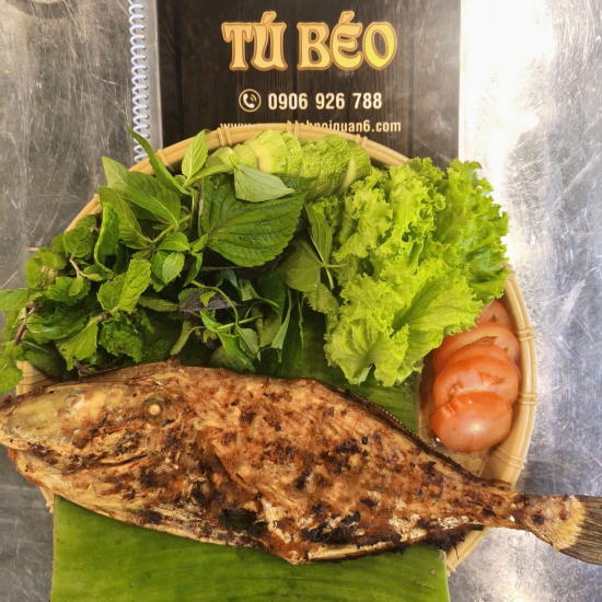 Cá bò da nướng muối ớt