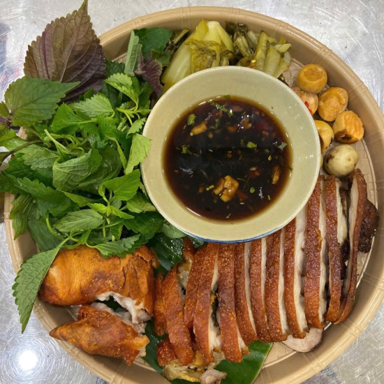 Giò heo muối giòn