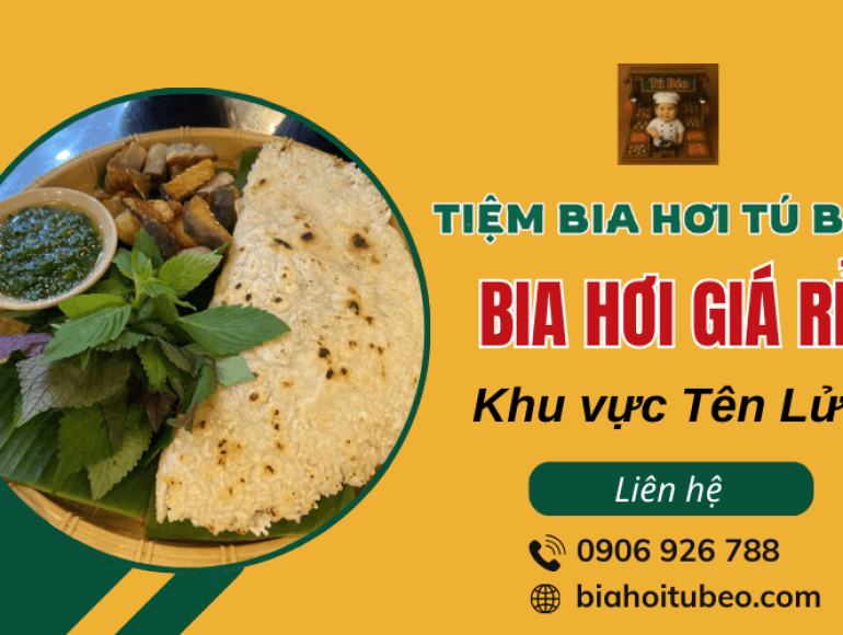 Bia hơi giá rẻ khu vực Tên Lửa – Thực đơn món nhậu đa dạng, ăn là ghiền